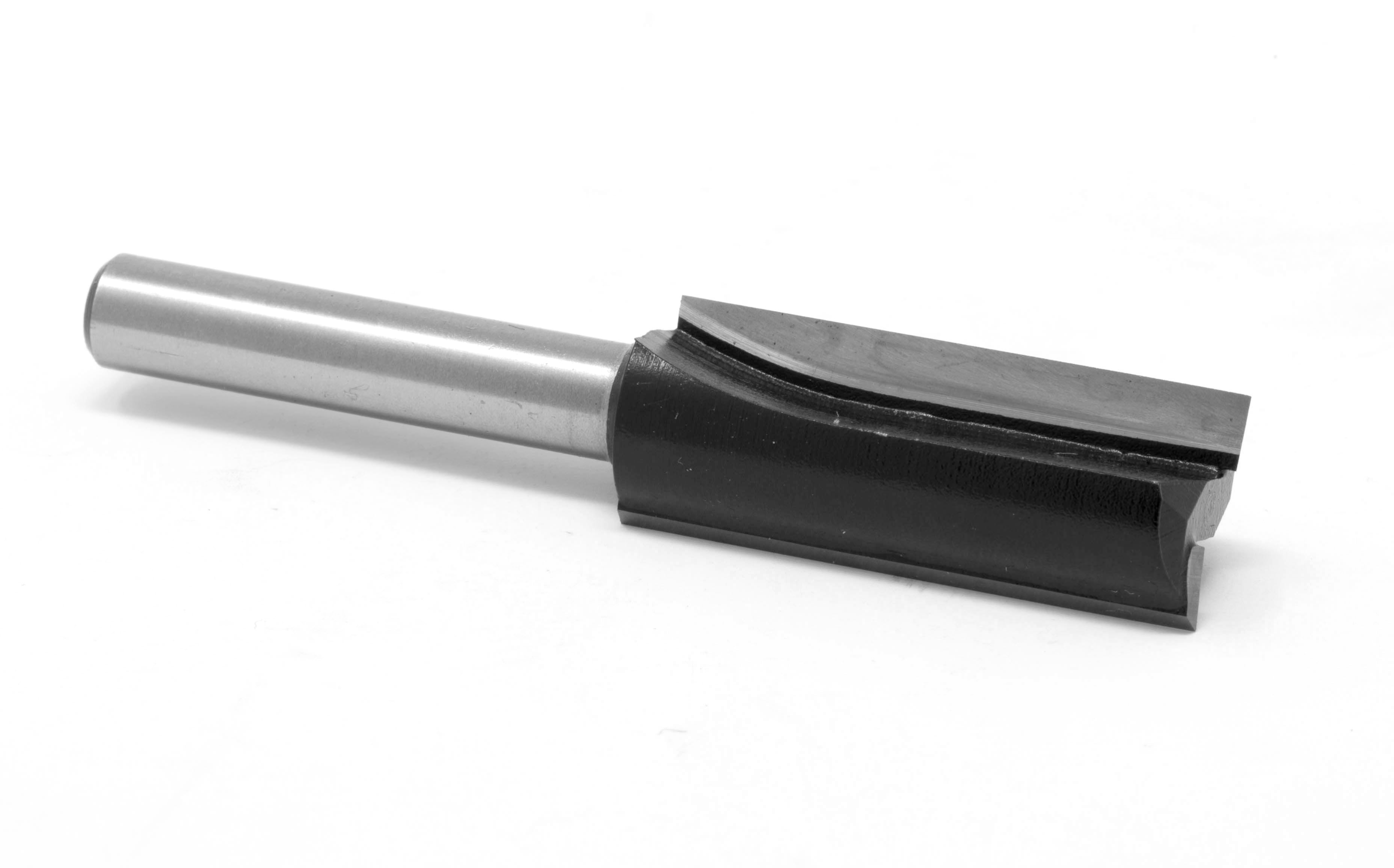 WEN 1/2 in. Straight 2-Flute Carbide-Tipped Router Bit with 1/4 in. Shank and 1-1/4 in. Cutting Length