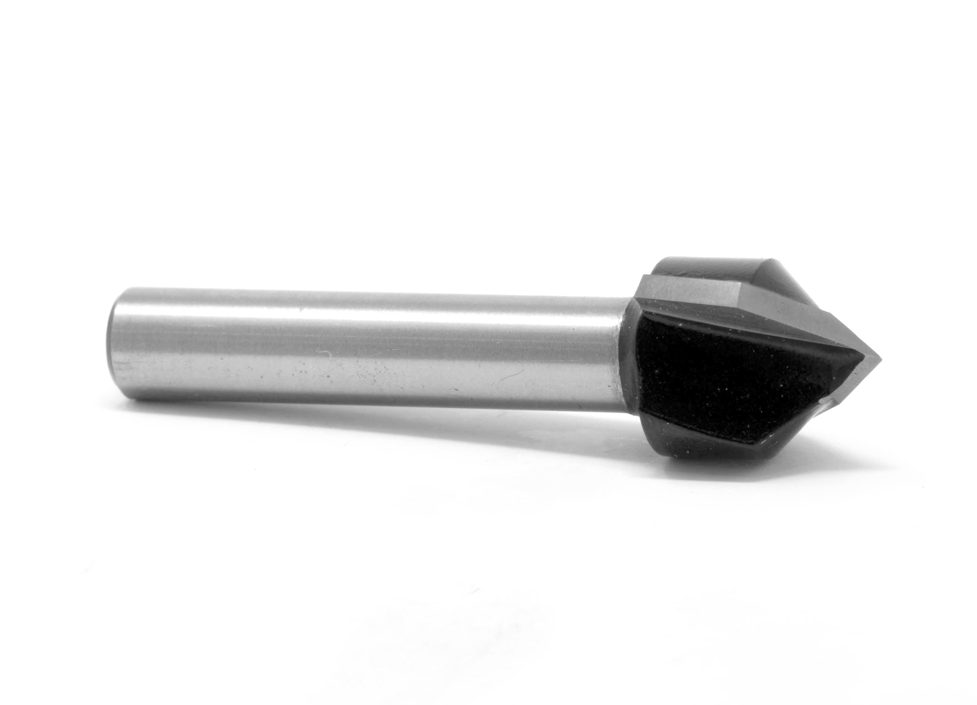 WEN 1/2 in. V-Groove Carbide-Tipped Router Bit with 1/4 in. Shank and 1/2 in. Cutting Length