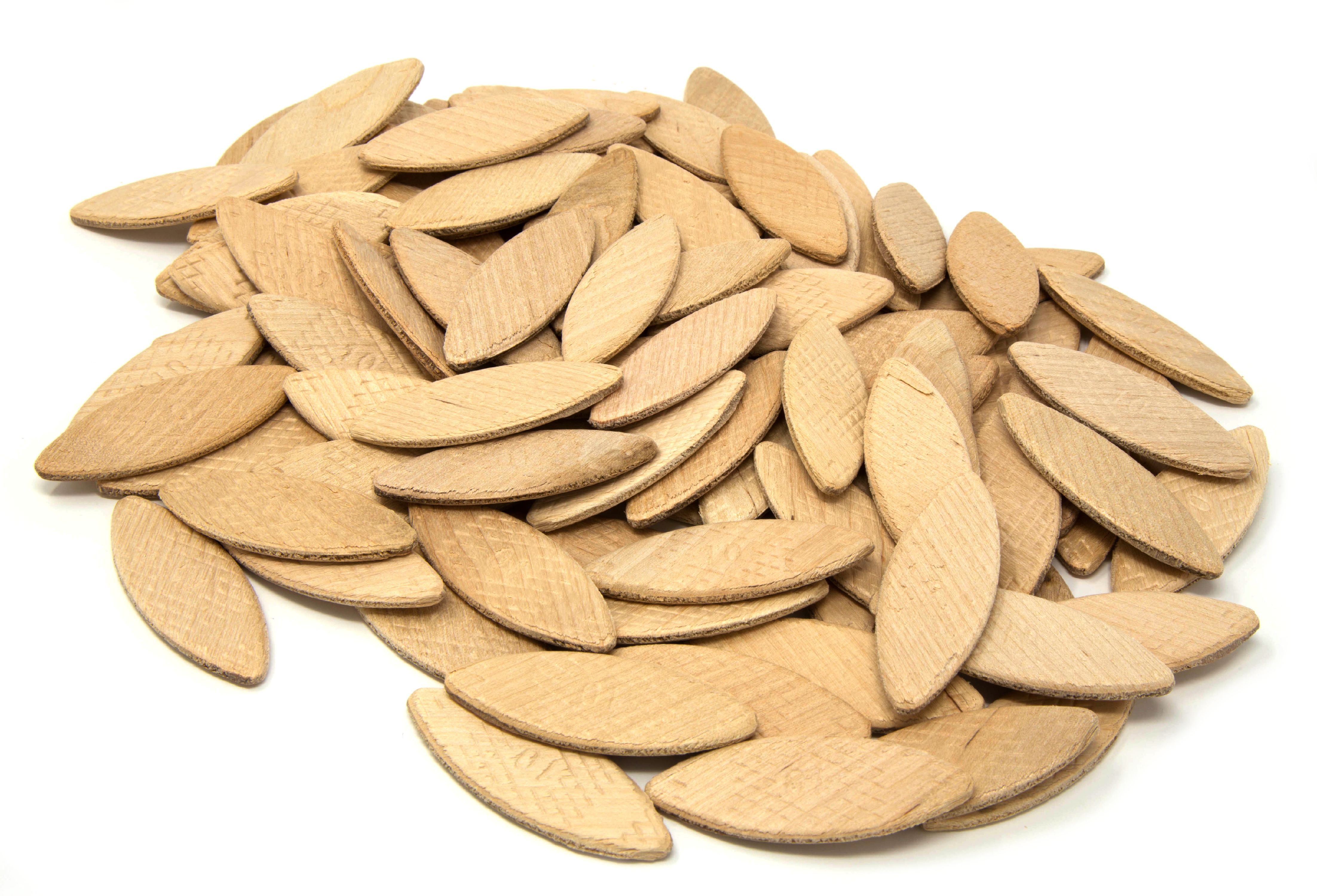 WEN #10 FSC-Certified Birch Wood Biscuits for Woodworking, 100 Pack