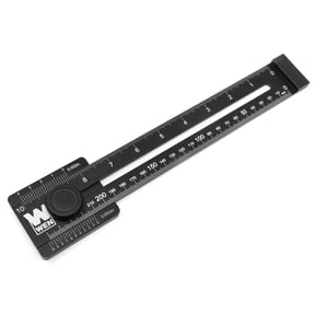 WEN 10-Inch Aluminum Offset Marking Gauge and Layout Tool with Laser-Etched Scale