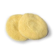 WEN 10" Synthetic Wool Polishing Bonnets, 2-Pack