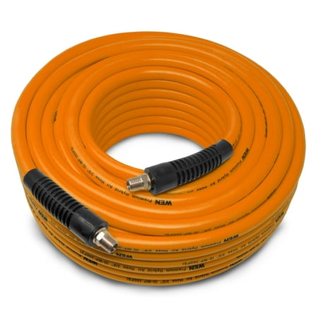 WEN 100-Foot by 3/8-Inch 300 PSI Hybrid Polymer Pneumatic Air Hose