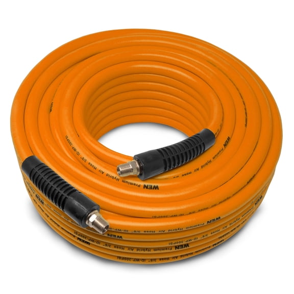 WEN 100-Foot by 3/8-Inch 300 PSI Hybrid Polymer Pneumatic Air Hose