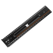 WEN 12-Inch Measuring Ruler With Hook Stop