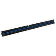 WEN 12-inch Aluminum Triangular Architect Ruler with Laser-Etched Imperial Drafting Scales