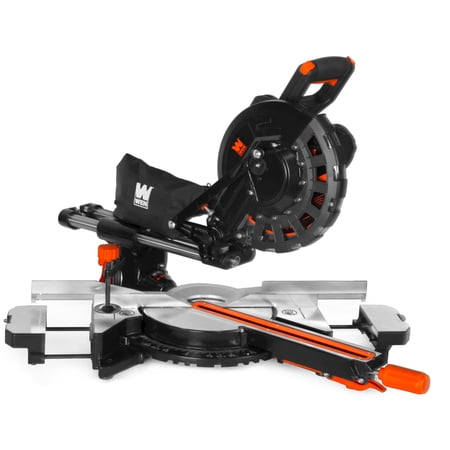 WEN 15-Amp 10-Inch Single-Bevel Sliding Compound Miter Saw with Laser