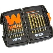WEN 15-Piece Titanium-Coated Drill Bit Set