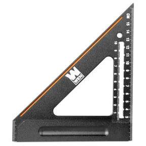 WEN 150mm Right Angle Heavy-Duty Precision Metric Carpenter's Square and Layout Tool (ME015L)