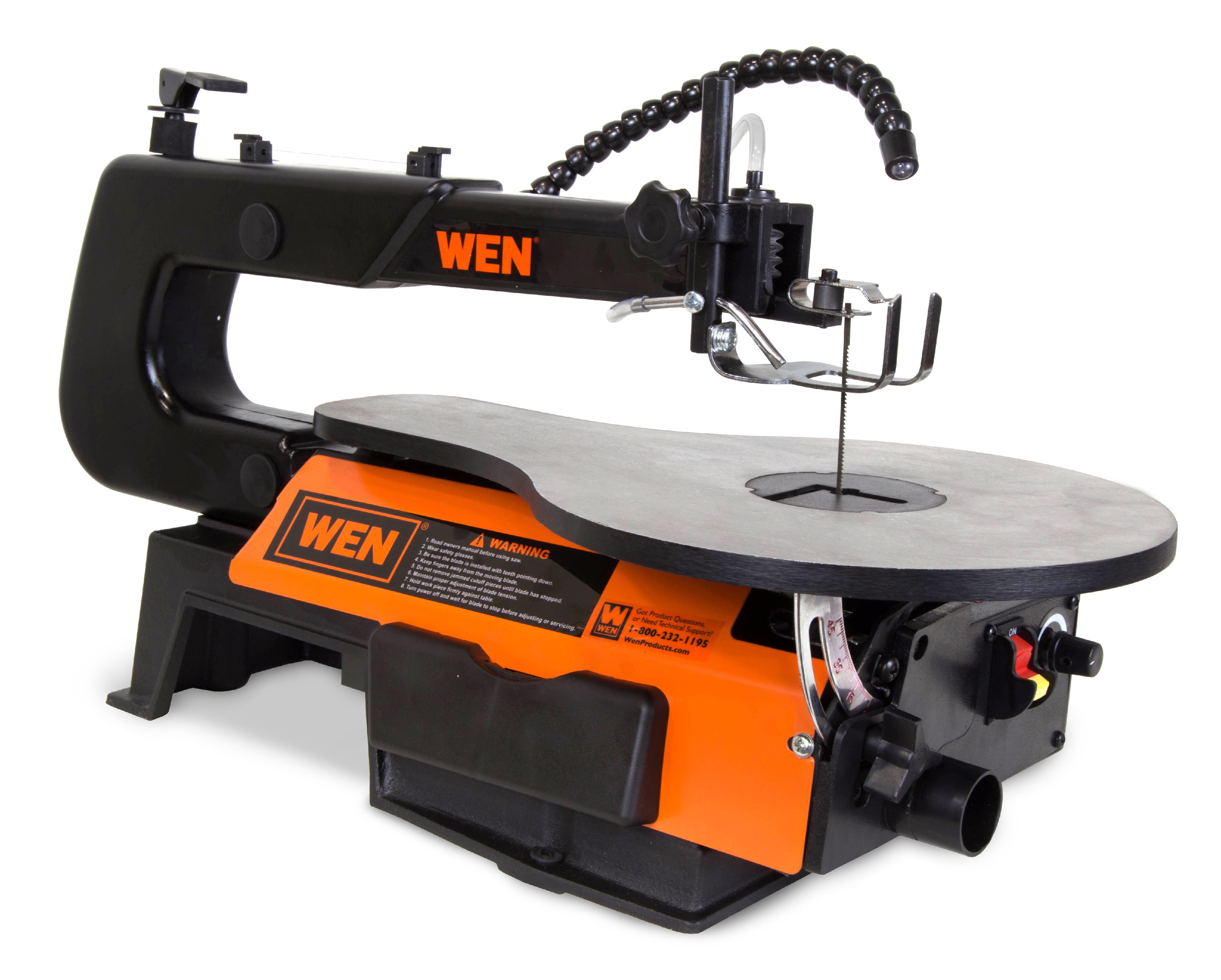 WEN 16-Inch Two-Direction Variable Speed Scroll Saw, Cuts 2-Inch