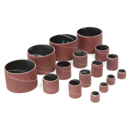 WEN 16-Piece Replacement Sanding Drum Sandpaper Kit, Assorted Grits