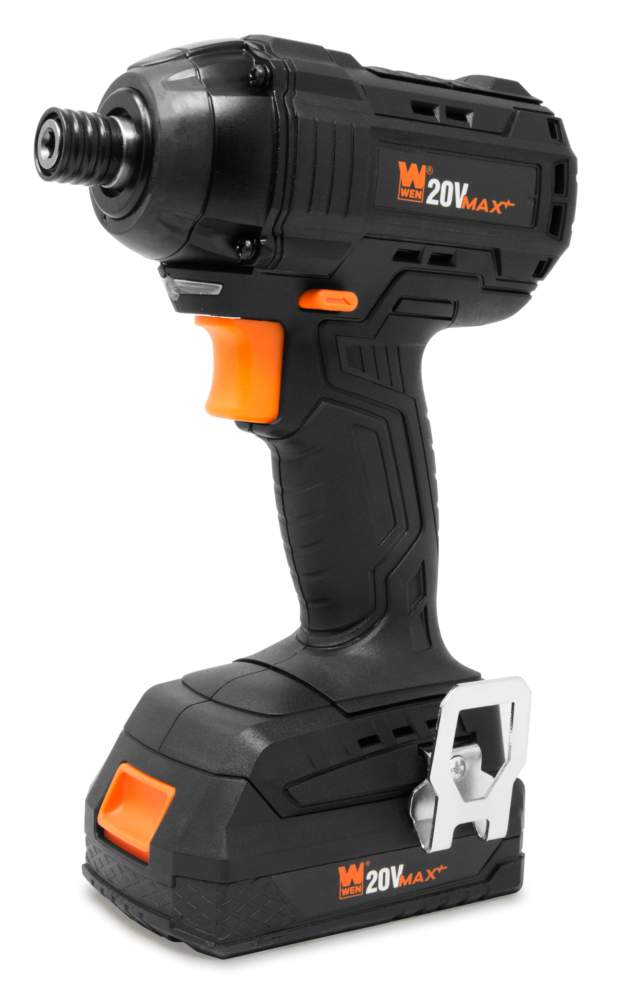 WEN 20-Volt Max Lithium-Ion 1/4 in. Brushless Cordless Impact Driver with 2.0 Ah Battery and Charger