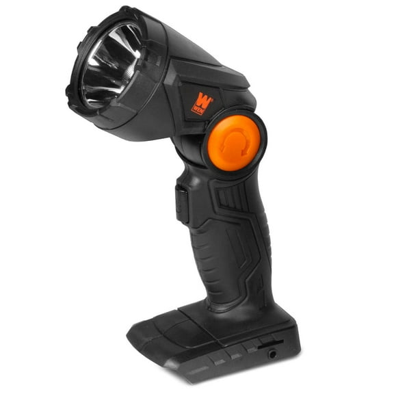 WEN 20817BT 20V Max Cordless 180-Lumen Handheld LED Work Light and Flashlight with Pivoting Head (Tool Only Battery Not Included)