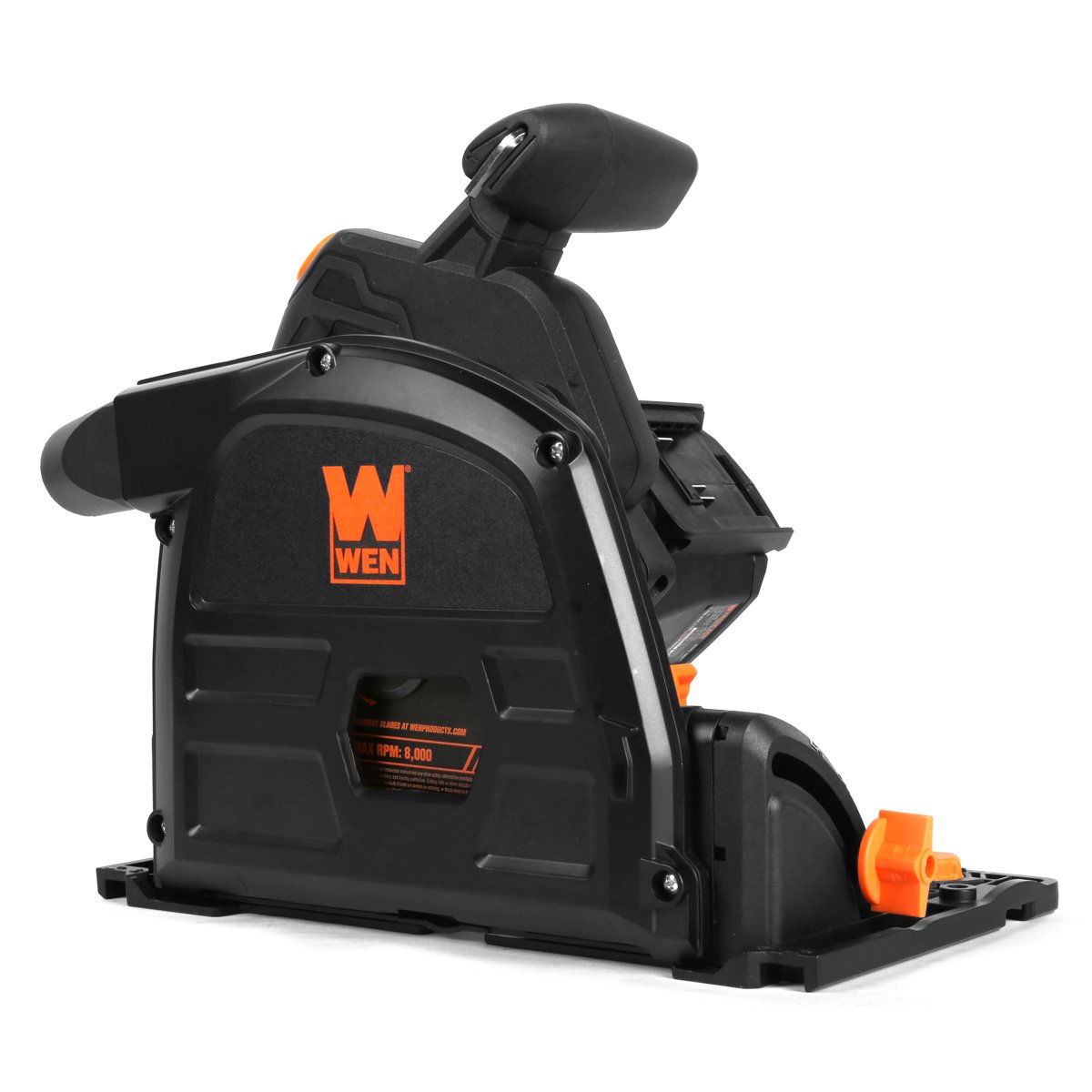 WEN 20V Max 6.5-Inch Cordless Brushless Plunge Cut Variable Speed Track Saw (Tool Only Batteries Not Included)