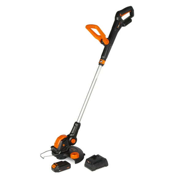 WEN 20V Max Cordless 2-in-1 String Trimmer and Edger with 12-Inch Cutting Diameter, 2Ah Battery and Charger