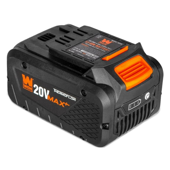 WEN 20V Max Lithium-Ion High-Capacity 8.0 Ah Rechargeable Replacement Battery (20208)