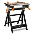 thumbnail image 1 of WEN 24-Inch Height Adjustable Tilting Steel Portable Work Bench and Vise with 8 Sliding Clamps, 1 of 5