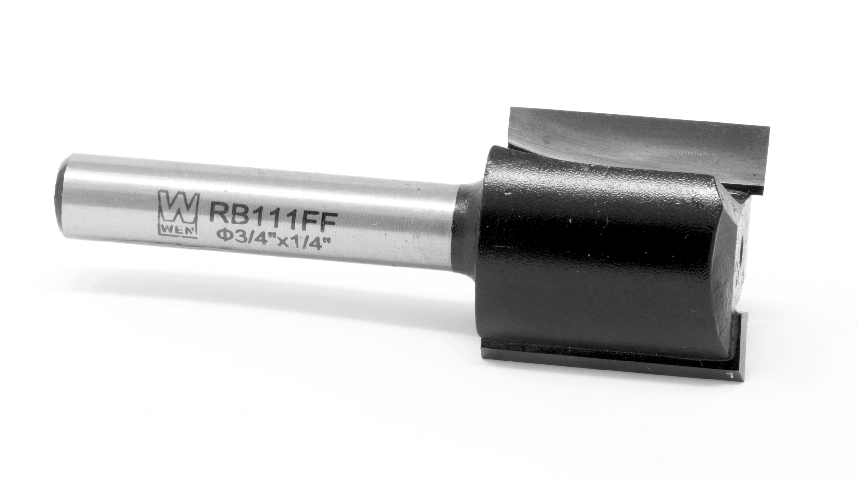 WEN 3/4 in. Straight 2-Flute Carbide-Tipped Router Bit with 1/4 in ...