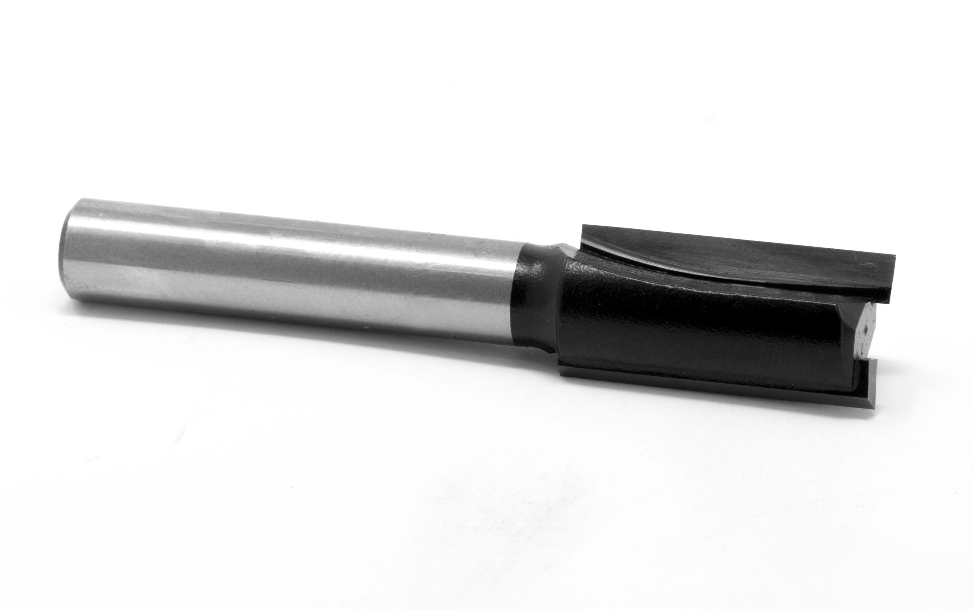 WEN 3/8 in. Straight 2-Flute Carbide-Tipped Router Bit with 1/4 in. Shank