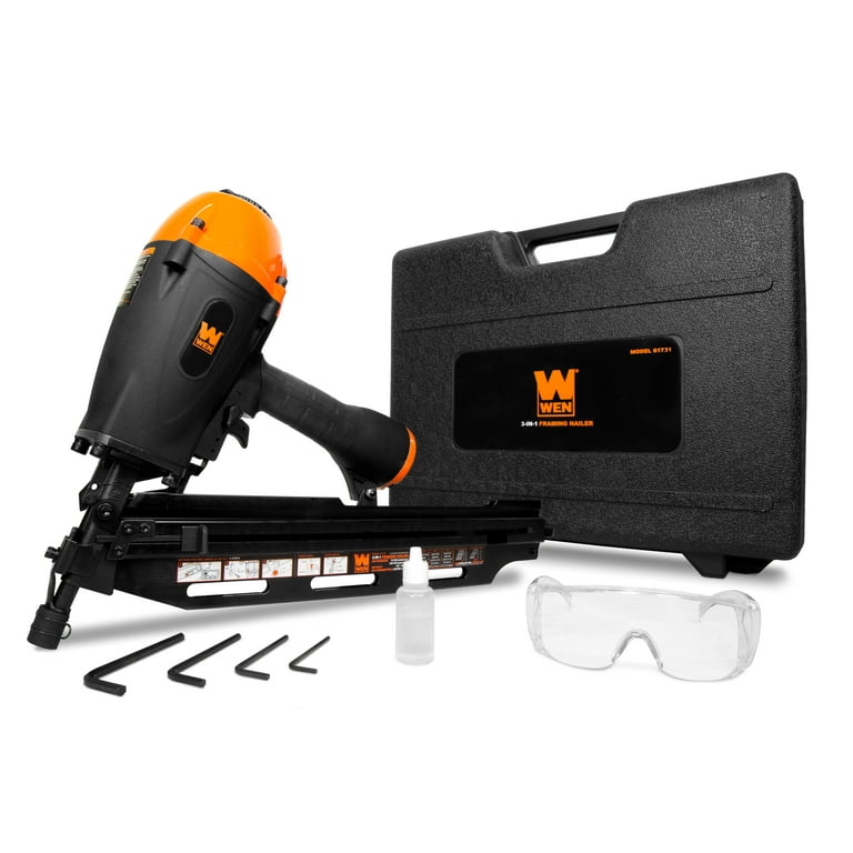 3-in-1 Pneumatic 21-Degree, 28-Degree and 34-Degree Framing Nailer with Carrying Case 3-in-1 Pneumatic 21-Degree, 28-Degree and 34-Degree Framing Nailer with Carrying Case