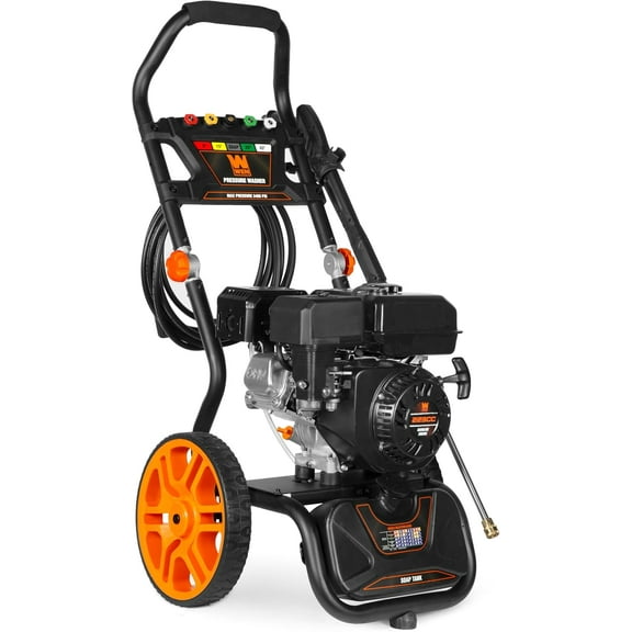 WEN 3400 PSI Gas Pressure Washer with 223cc Engine, 2.7 GPM Flow Rate and Onboard Soap Tank (PW224G)