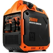 WEN Quiet and Lightweight 3600-Watt RV-Ready Portable Inverter Generator with Fuel Shut Off (56360i)