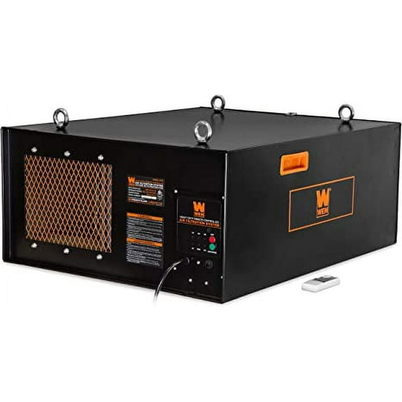 WEN 4.2-Amp 3-Speed Remote-Controlled Industrial-Strength Air Filtration System (750/950/1270 CFM)