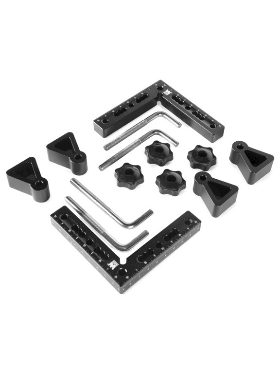 4.5-Inch 90-Degree Precision Positioning Squares and Setup Blocks with Laser-Etched Scales