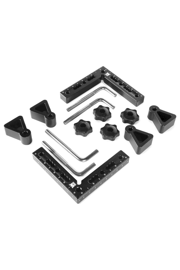 4.5-Inch 90-Degree Precision Positioning Squares and Setup Blocks with Laser-Etched Scales