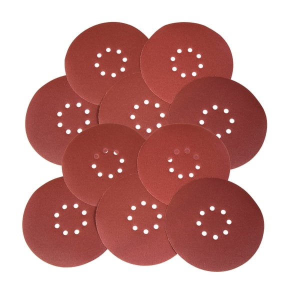 WEN 400-Grit Hook and Loop 9-Inch Drywall Sander Sandpaper, 10-Pack