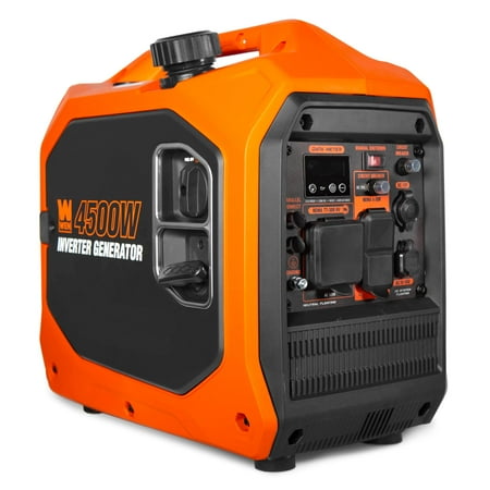 WEN 4500-Watt Inverter Generator, RV-Ready, Quiet, Portable, and Lightweight with Fuel Shut Off (56432i)