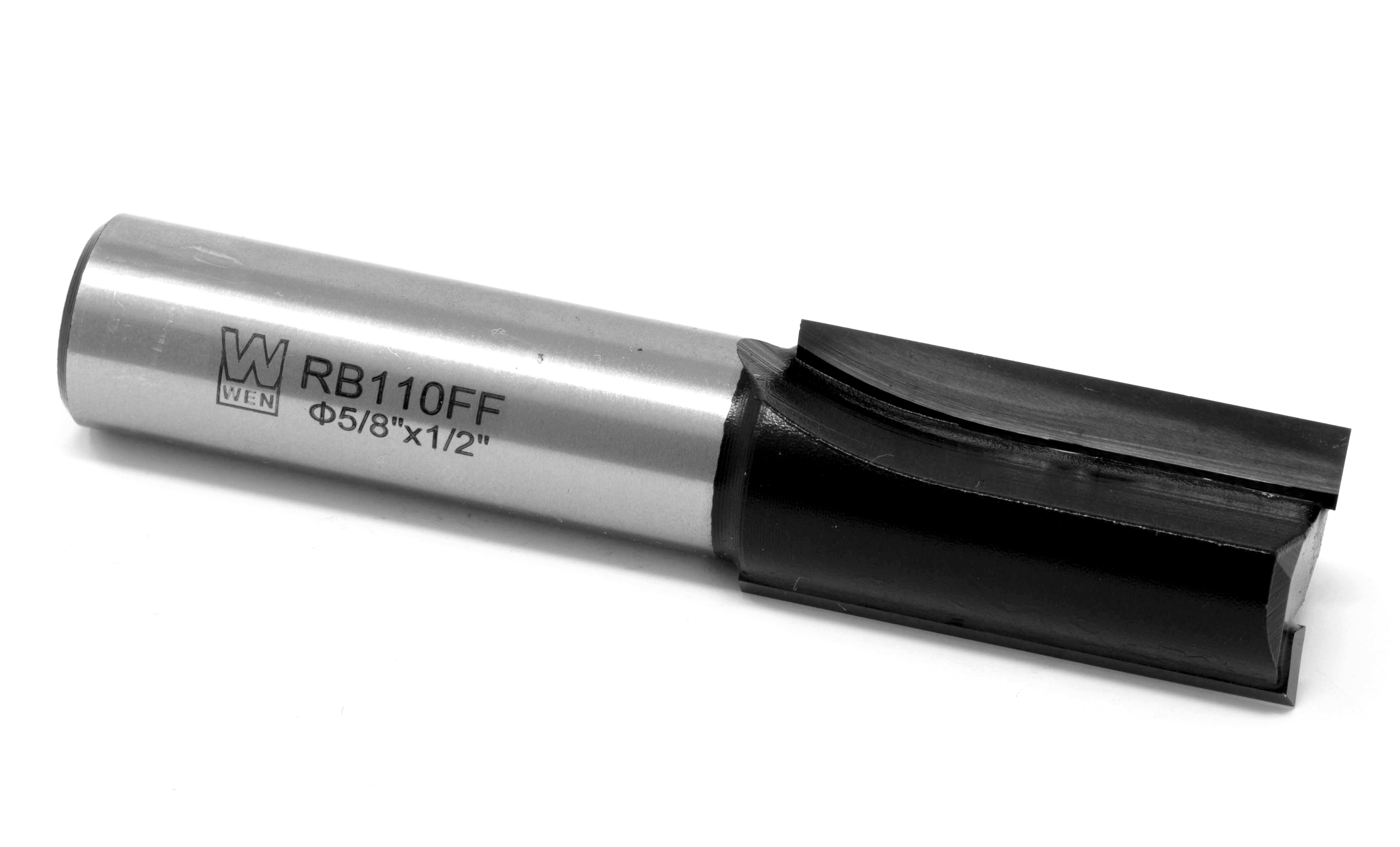 WEN 5/8 in. Straight 2-Flute Carbide-Tipped Router Bit with 1/2 in. Shank
