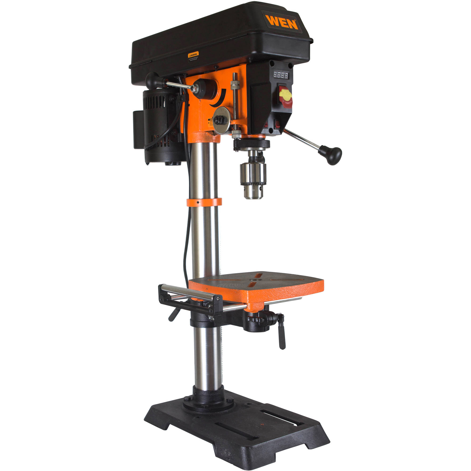 WEN 5-Amp 12-Inch Variable Speed Cast Iron Benchtop Drill Press with Laser and Work Light - image 1 of 6