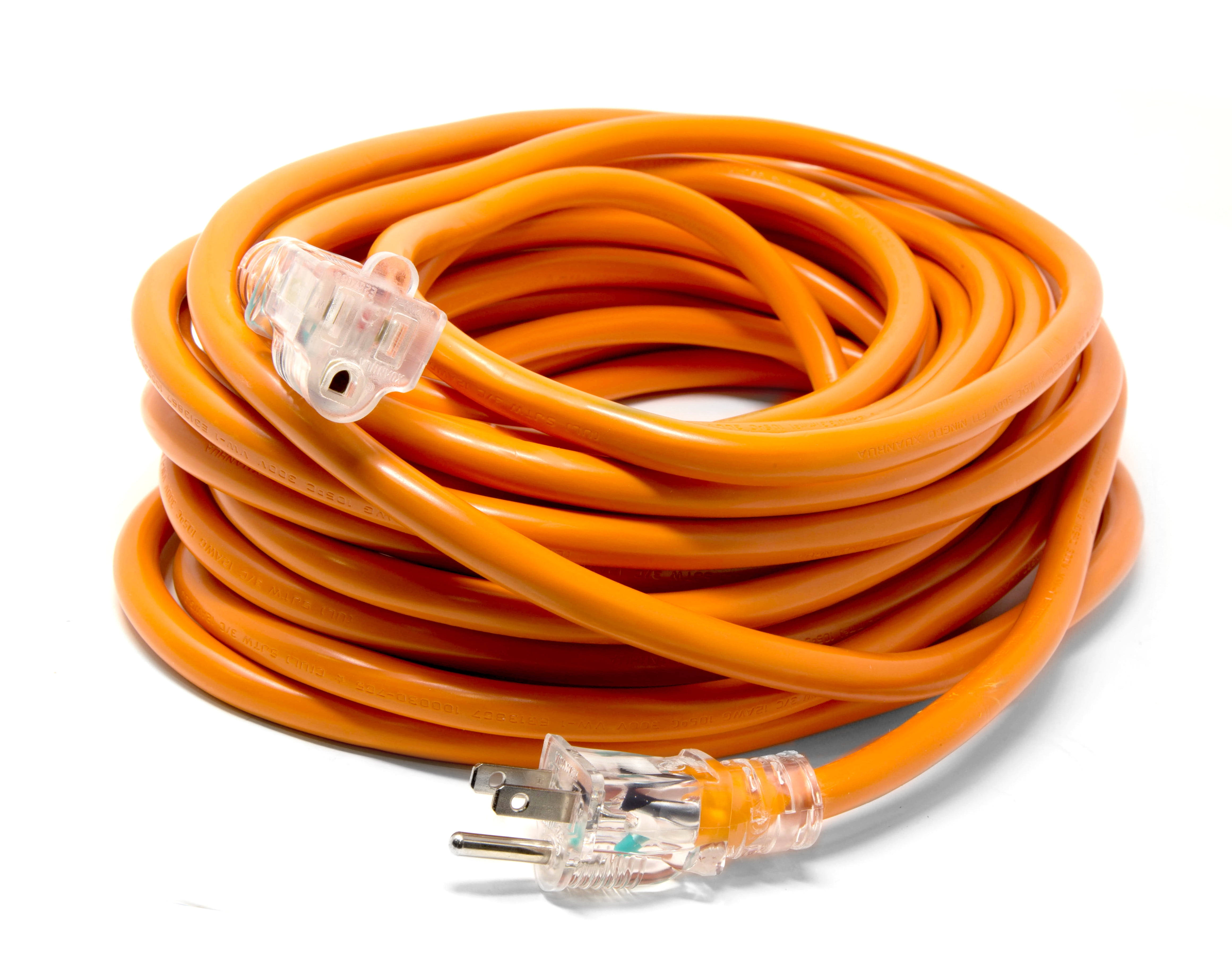 15 Ft 12 Gauge Extension Cord WEN 50 ft. 12-Gauge Heavy-Duty SJTW Outdoor 12/3 Extension Cord with