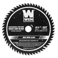 thumbnail image 1 of WEN 6.5-Inch 56-Tooth Carbide-Tipped Thin-Kerf Professional ATAFR Track Saw Blade with PTFE Coating, 1 of 4