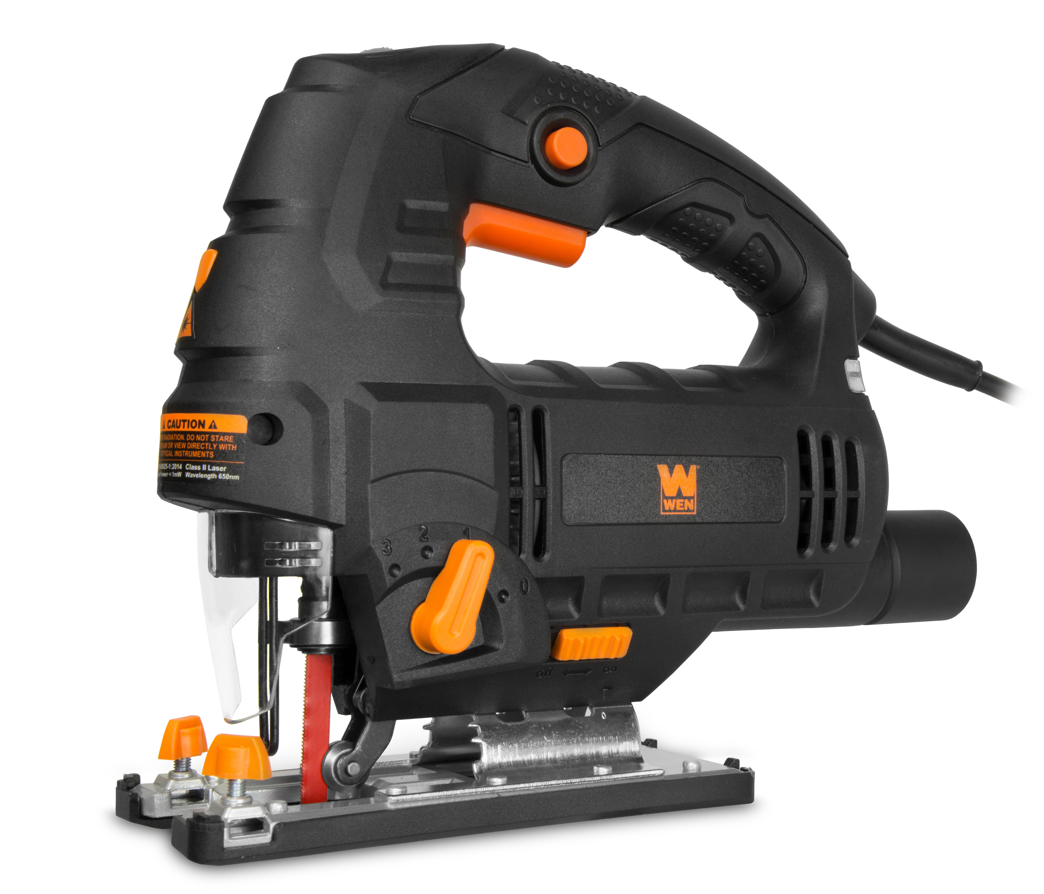 WEN 6.6-Amp Variable Speed Orbital Jig Saw with Laser, 33606