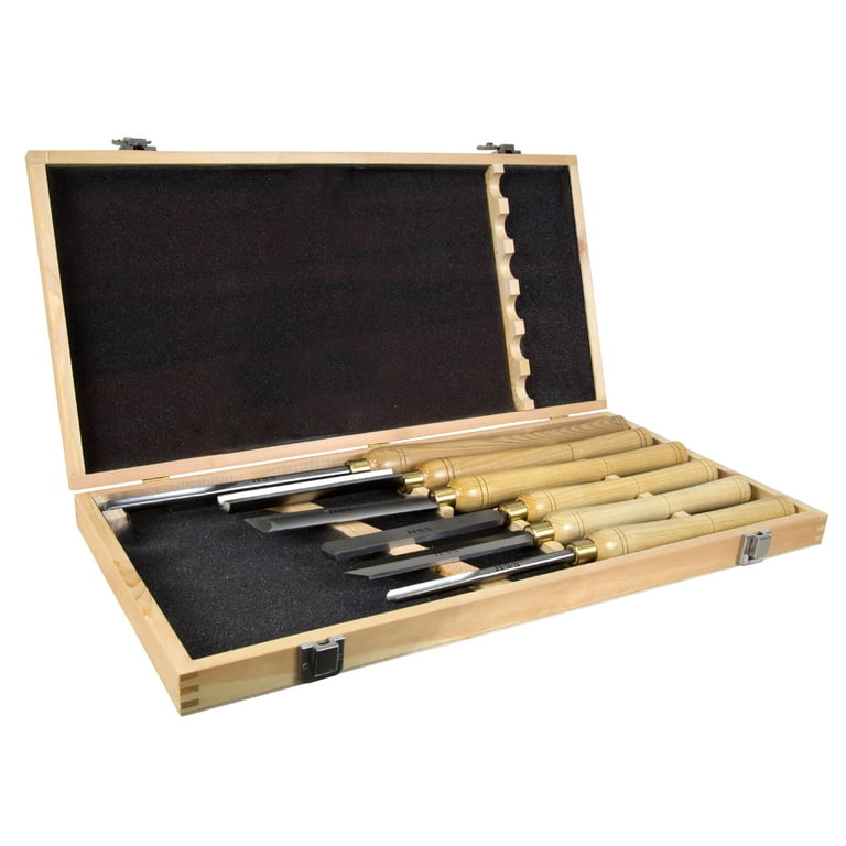 16 in. to 22 in. Artisan Chisel Set with High-Speed Steel Blades and Domestic Ash Handles (6-Piece) 16 in. to 22 in. Artisan Chisel Set with High-Speed Steel Blades and Domestic Ash Handles (6-Piece)