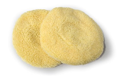 WEN 7" Synthetic Wool Polishing Bonnets, 2-Pack