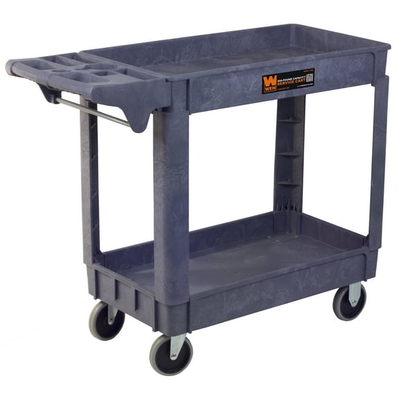 WEN 73002 500-Pound Capacity 40 by 17-inch Rolling Tool Service Utility Cart