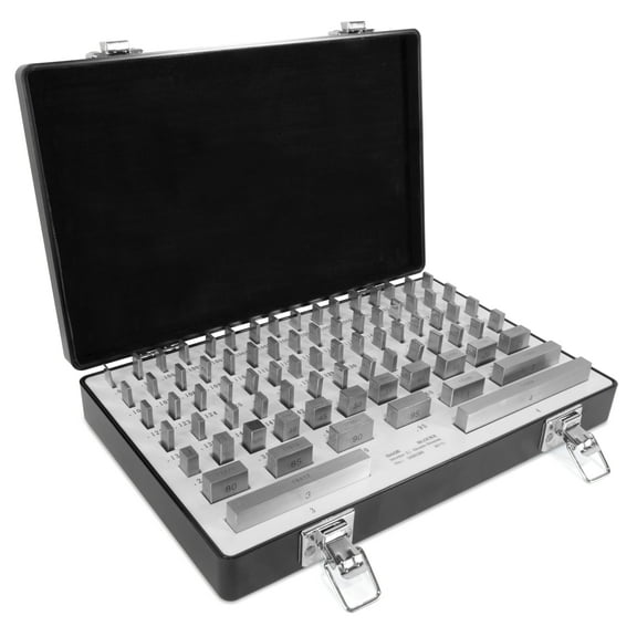 WEN 81-Piece Rectangular Steel Gauge Block Set with Case