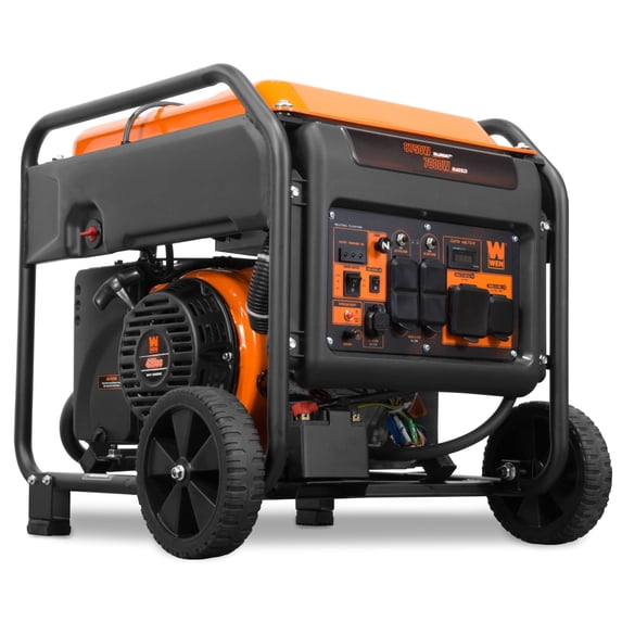 WEN 8750-Watt RV and Transfer-Switch-Ready 120V/240V Electric Start Open Frame Inverter Generator (GN875i)