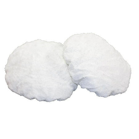 WEN 9"-10" Cotton Polishing Bonnets, 2-Pack