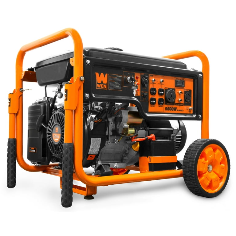 WEN 9500-Watt 420cc Transfer Switch and RV Ready 120V/240V Portable Power Generator with Remote Electric Start, CARB Compliant WEN 9500-Watt 420cc Transfer Switch and RV Ready 120V/240V Portable Power Generator with Remote Electric Start, CARB Compliant