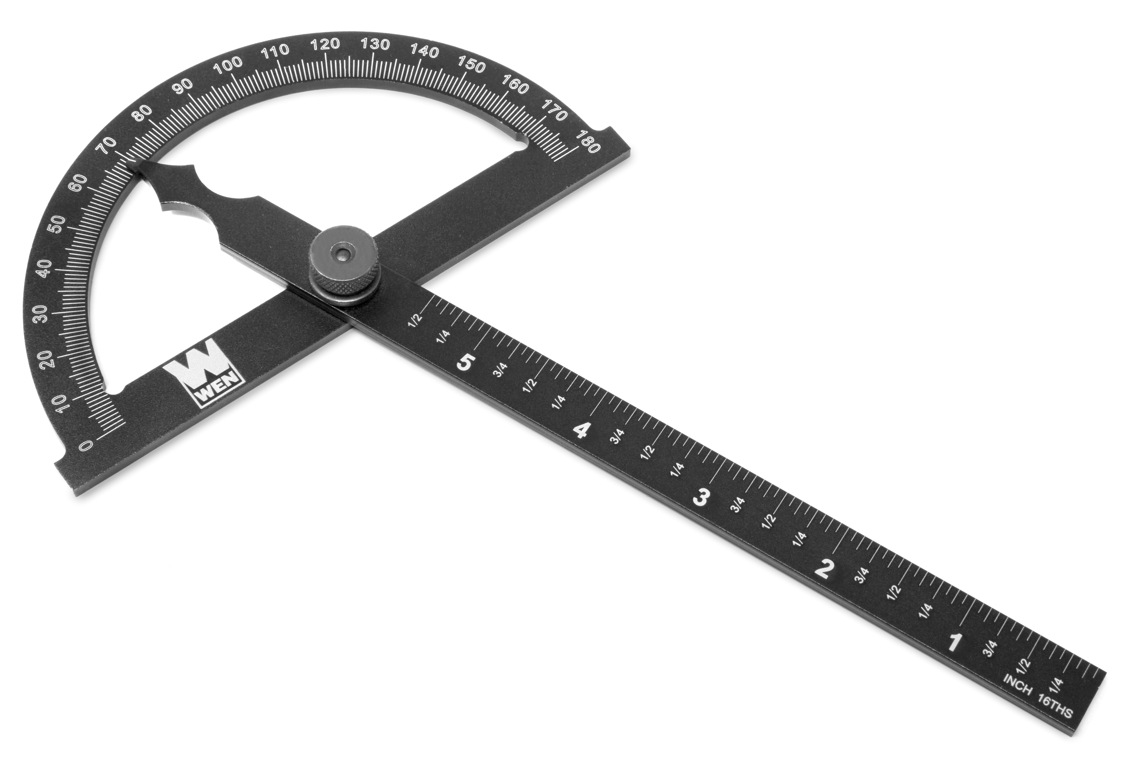 WEN Adjustable Aluminum Protractor and Angle Gauge with Laser Etched Scale - image 1 of 5