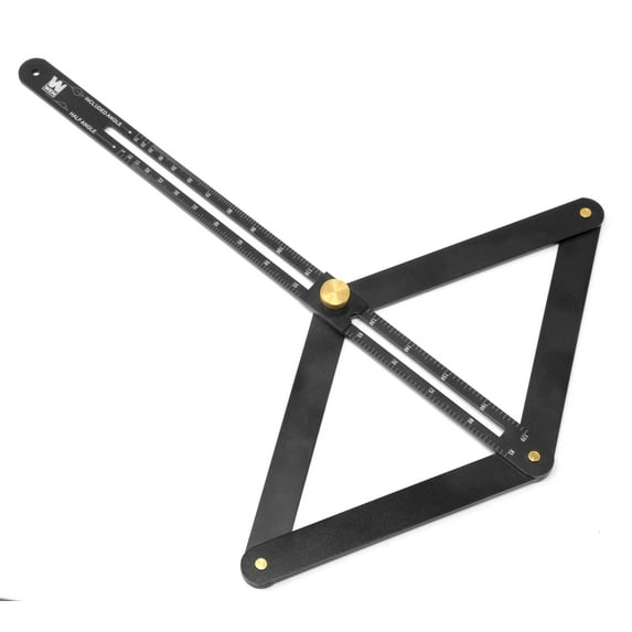 WEN Aluminum Miter Saw Bevel Gauge and Corner Angle Finder for Woodworking