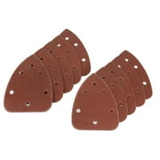 WEN Detailing Palm Sander 100-Grit Hook and Loop Sandpaper (10-Pack)