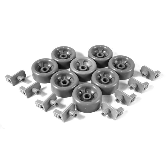 WEN Dishwasher Dish Rack Roller Kit, 8 Pack (OEM part number WD35X21041)