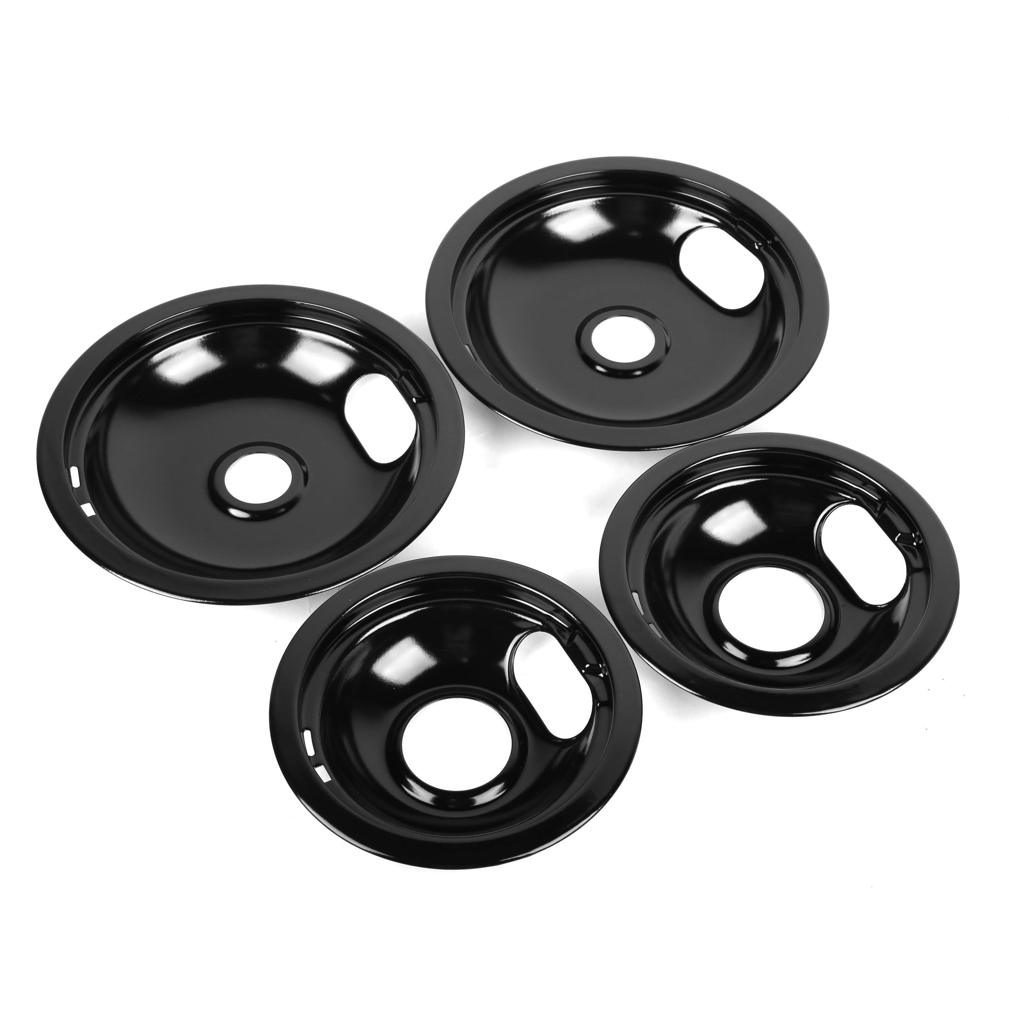 WEN Drip Pan Set, 4 piece set (OEM part number W10290350 Range Drip Pans and W10290353 Burner Drip Pans)