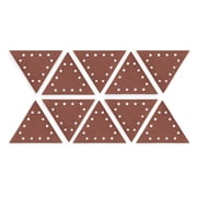 WEN Drywall Sander 240-Grit Hook and Loop 11-1/4 Inch Triangle Sandpaper, 10-Pack