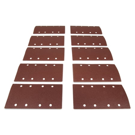 WEN Electric 1/3 Sheet Sander 120-Grit Hook and Loop Sandpaper (10-Pack)