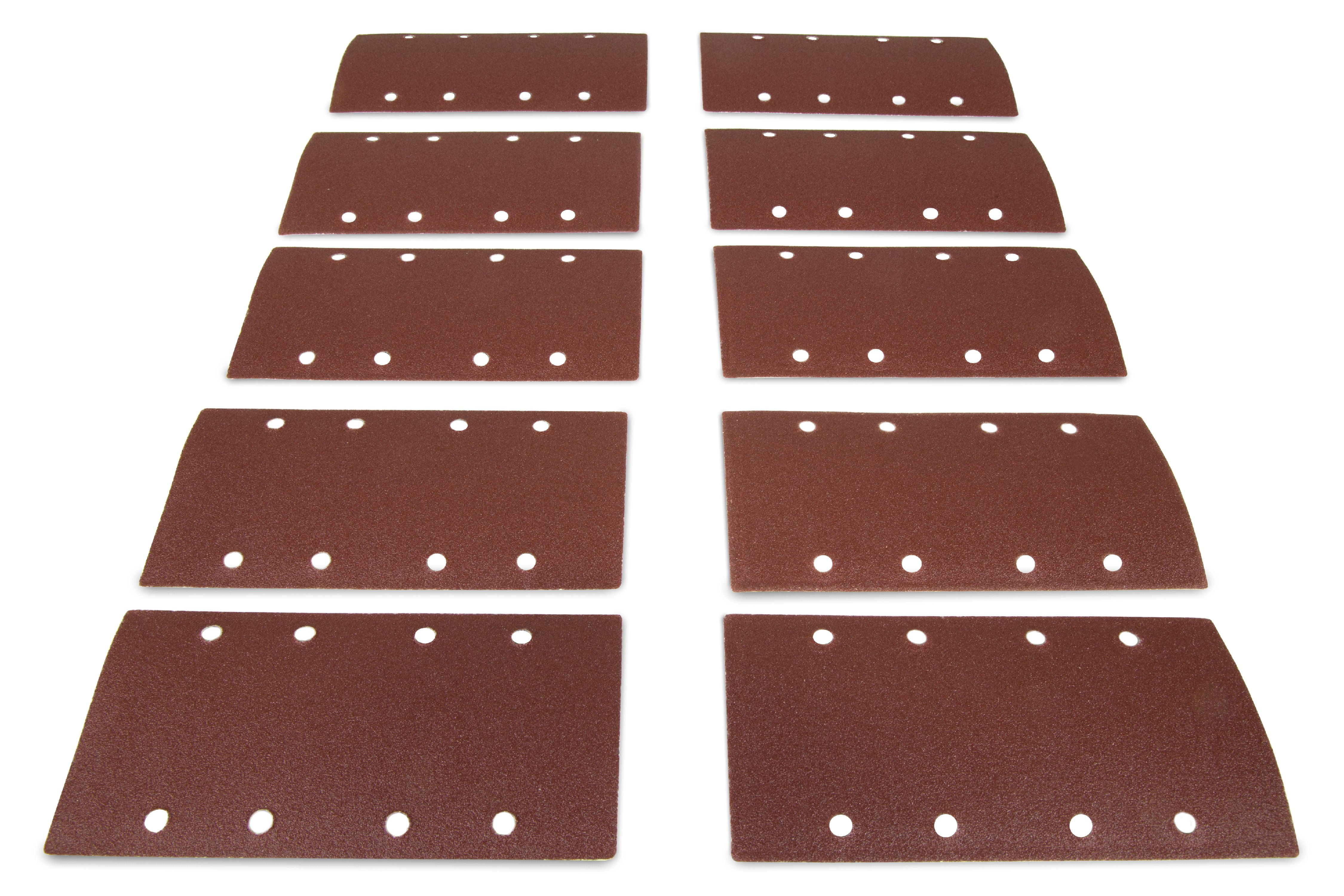 WEN Electric 1/3 Sheet Sander 240-Grit Hook and Loop Sandpaper (10-Pack)